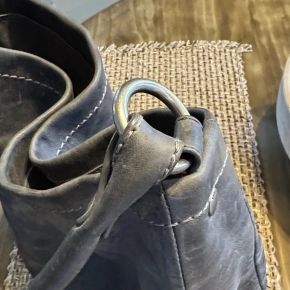 Frye Carbon Leather Hobo Bag - Picture 3 of 8